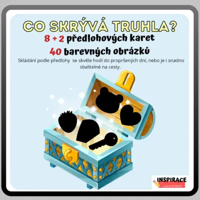 Truhla s poklady - stínová skládačka