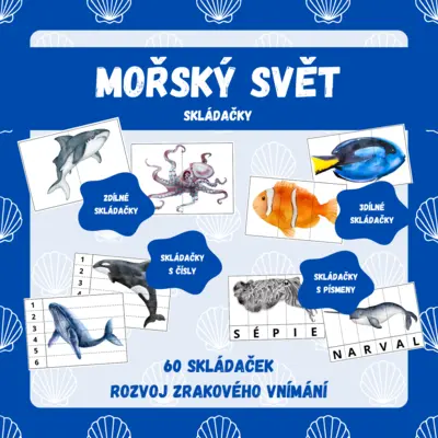 MOŘSKÝ SVĚT - skládačky