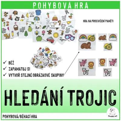 Hledání trojic (pohybová hra)