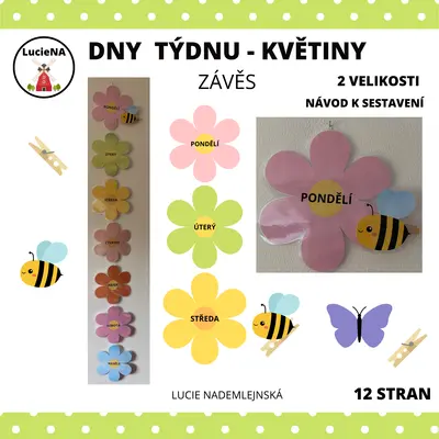 DNY V TÝDNU - KVĚTINY - ZÁVĚS