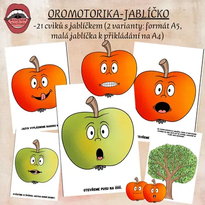 OROMOTORIKA S JABLÍČKY