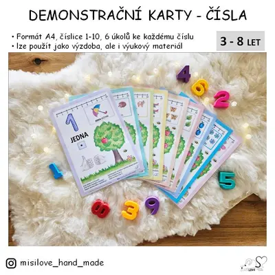 Demonstrační karty - ČÍSLA