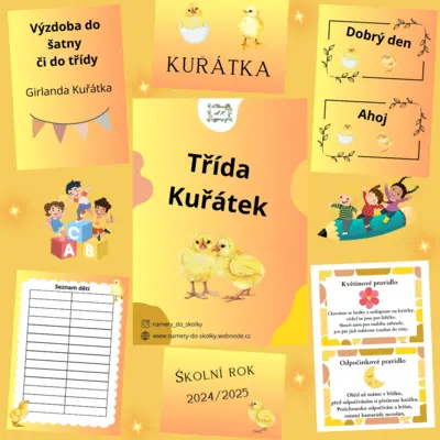 Výzdoba třídy Kuřátek
