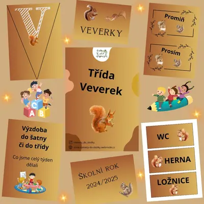 Výzdoba třídy Veverek