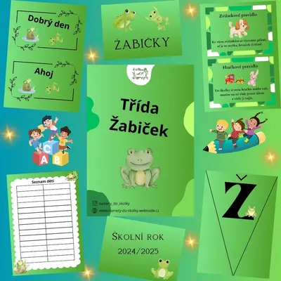 Výzdoba třídy Žabiček