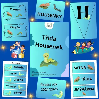 Výzdoba třídy Housenek 