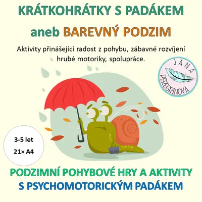KRÁTKOHRÁTKY S PADÁKEM aneb BAREVNÝ PODZIM-POHYBOVÉ aktivity s PADÁKEM