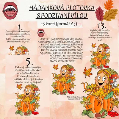 HÁDANKOVÁ PLOTOVKA S PODZIMNÍ VÍLOU