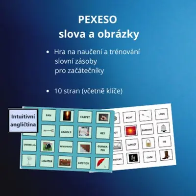 Spárujte slova a obrázky (PEXESO) 