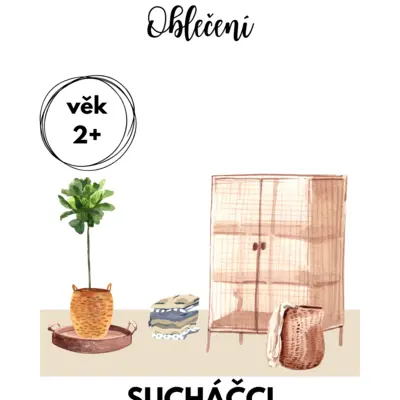 Pracovní sešit - Oblečení A4 PDF k tisku