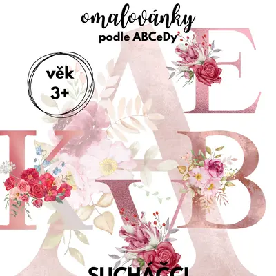 Omalovánky Abeceda - A4 PDF k tisku