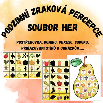 Podzimní zraková percepce - soubor her