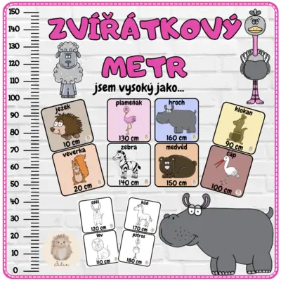 ZVÍŘÁTKOVÝ METR aneb jsem vysoký jako...