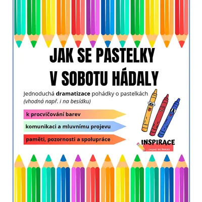 Scénář- Jak se pastelky v sobotu hádaly