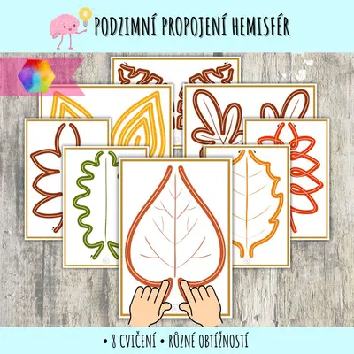 Cvičení na propojení hemisfér mozku - podzim