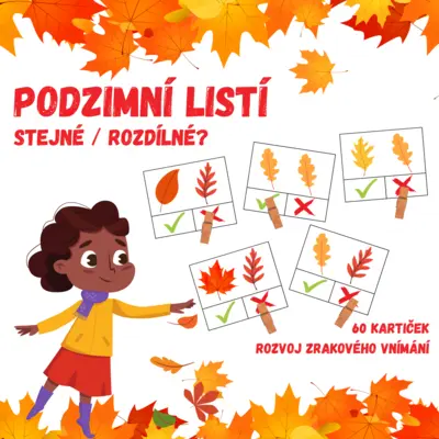PODZIMNÍ LISTÍ - stejné / rozdílné?