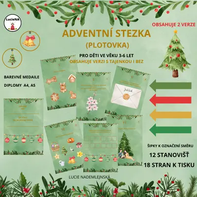 ADVENTNÍ PLOTOVKA 2V1