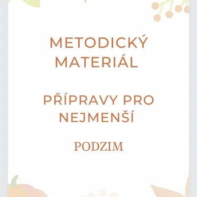 Nápadník činností pro nejmenší děti na podzim