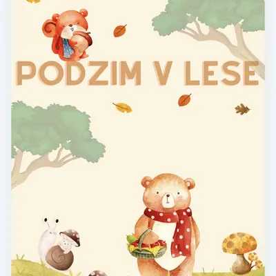 PODZIM V LESE (týdenní plány)