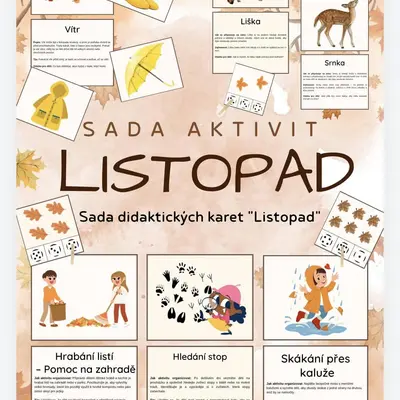 LISTOPAD- SADA AKTIVIT