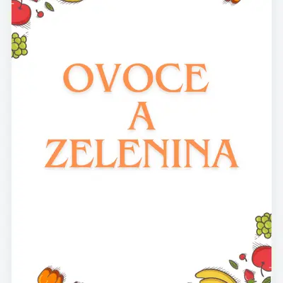 Ovoce a zelenina