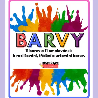 Omalovánky k procvičování BAREV