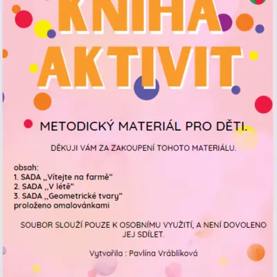 Kniha aktivit (52 stran)
