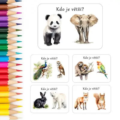 Kdo je větší? Obrázkový sešit