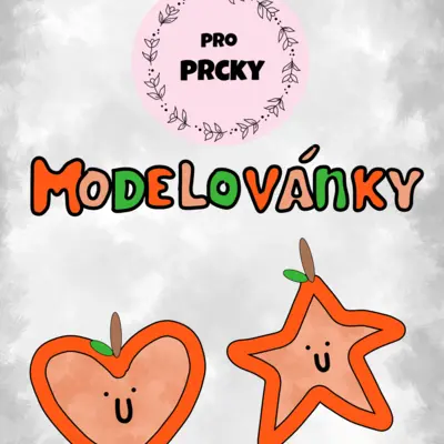 Modelovánky -  Tvary jablka ( modelovací podložky) 