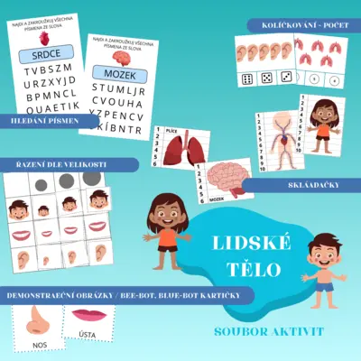 LIDSKÉ TĚLO - soubor aktivit