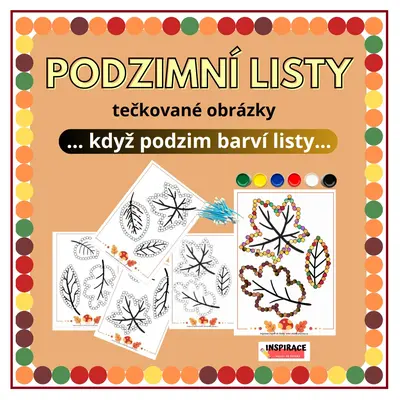 Puntíkaté PODZIMNÍ tečkování 🍂🍁🍃