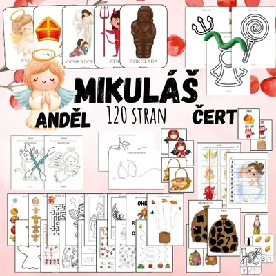 Mikuláš - soubor aktivit - 120 stran