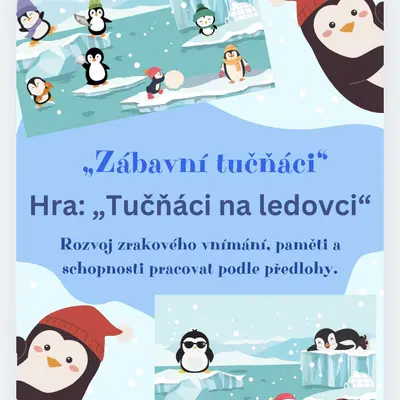 Didaktická hra - Tučňáci na ledovci