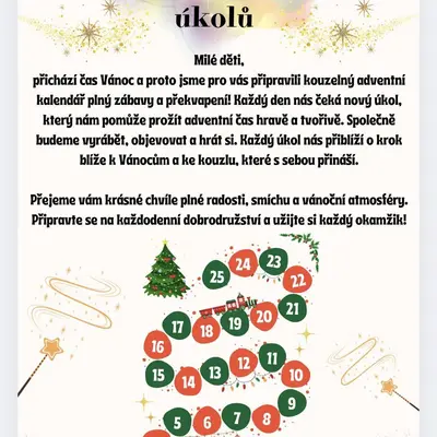Adventní kalendář úkolů