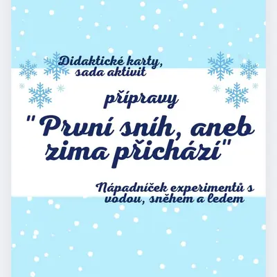 Přípravy zima, sada aktivit