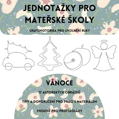 Jednotažky pro mateřské školy - Vánoce