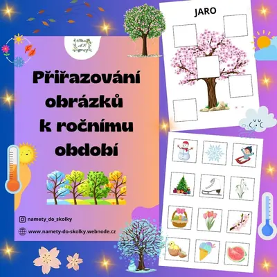 Přiřazování obrázků k ročnímu období 