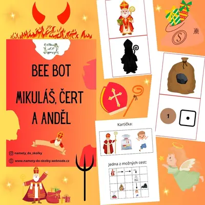 Bee bot - Mikuláš, čert a anděl