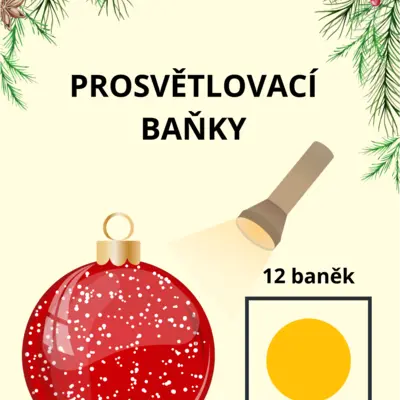 Prosvětlovací baňky - geometrické tvary 