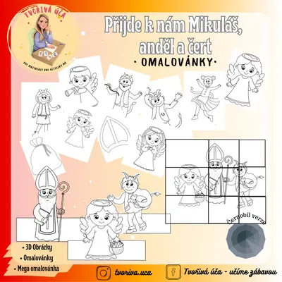 Přijde k nám Mikuláš, anděl a čert