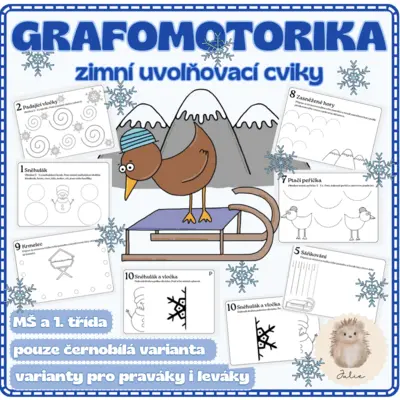 ZIMNÍ GRAFOMOTORIKA 
