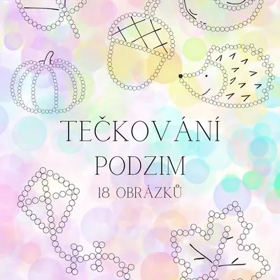 Tečkování - PODZIM - 18 podzimních obrázků