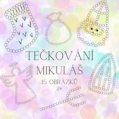 Tečkování - Mikuláš - 15 obrázků