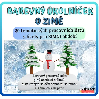 Barevný úkolníček O ZIMĚ