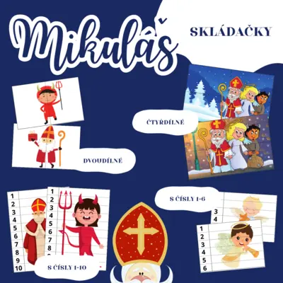 MIKULÁŠ - skládačky