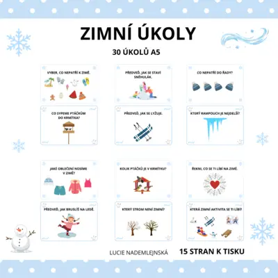 ZIMNÍ ÚKOLY