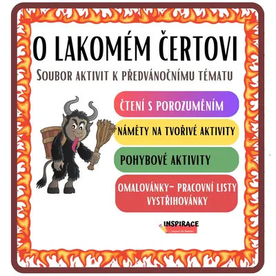 O LAKOMÉM ČERTOVI👹(soubor aktivit k tématu)