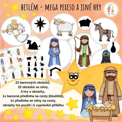 Betlém - Mega pexeso a jiné hry