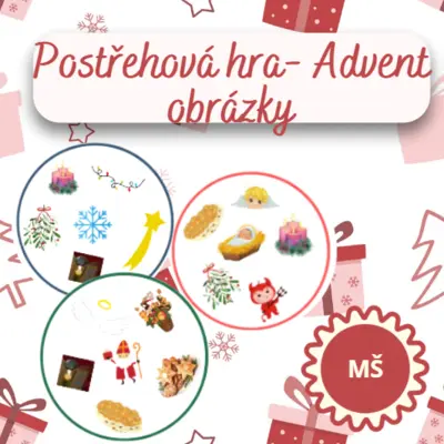 Postřehová hra - Advent , Vánoce 