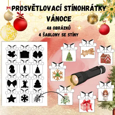 Vánoce - Prosvětlovací stínohrátky